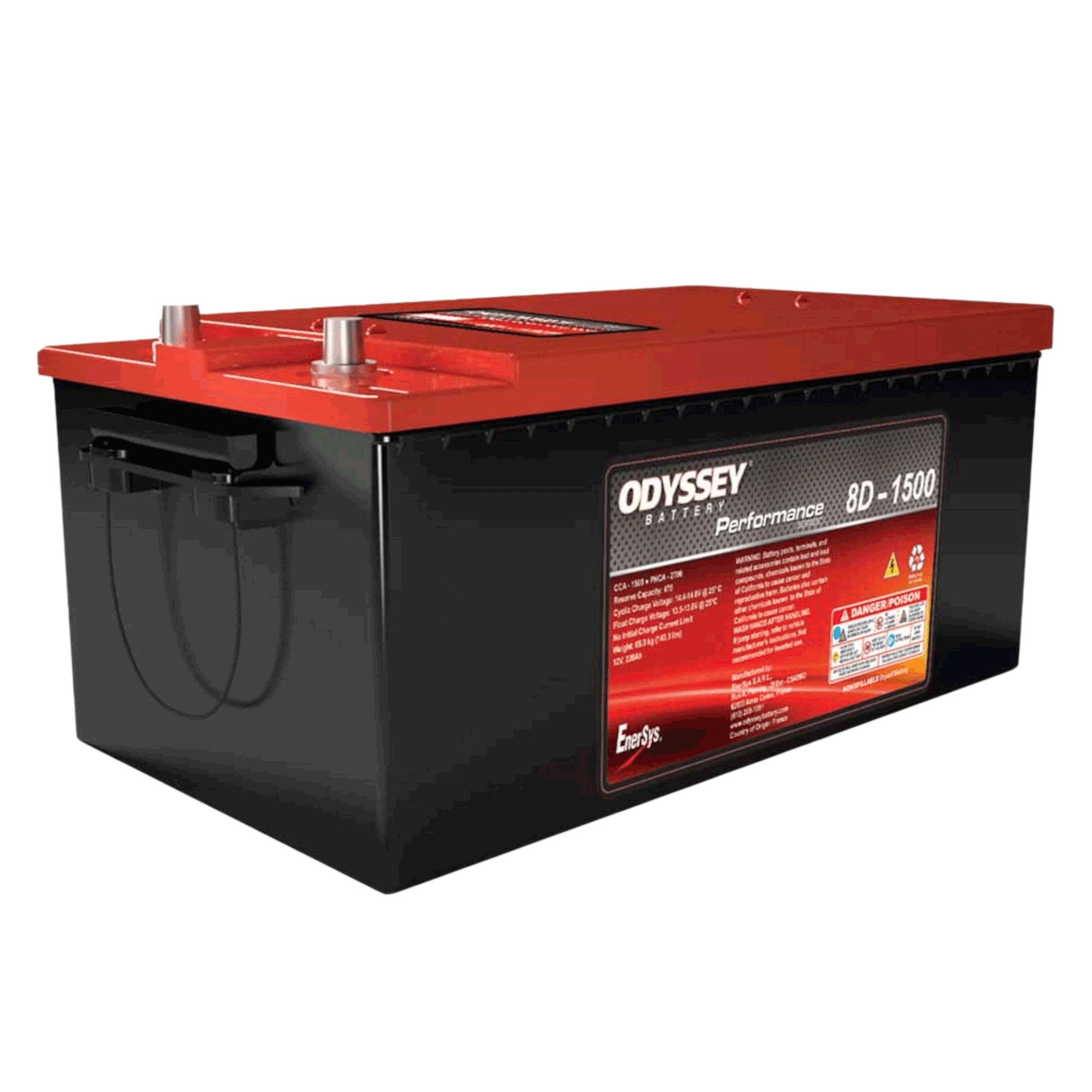 ODP AGM8D Odyssey battery industrial AGM battery heavy duty equipment battery St Petersburg FL