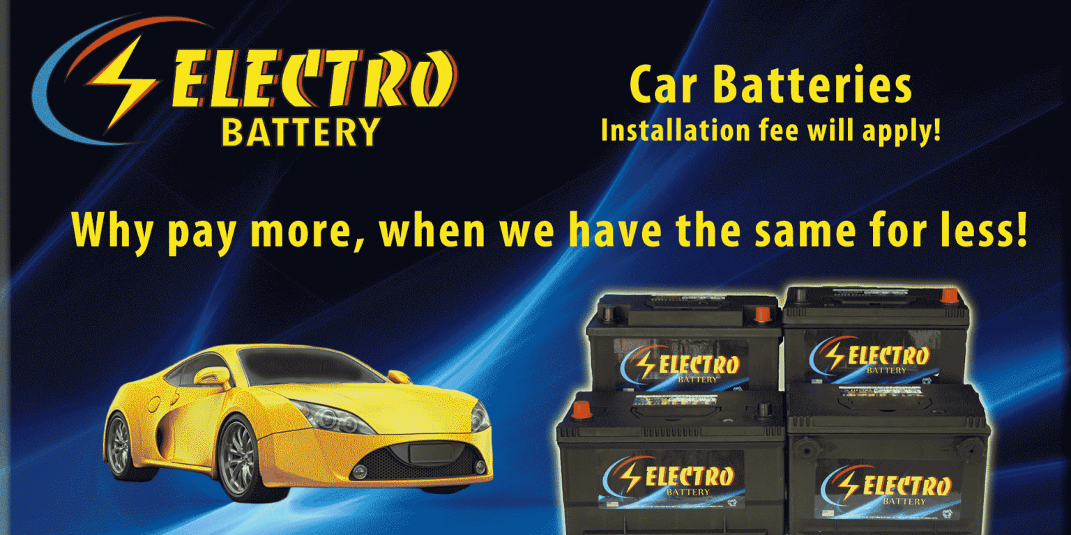 Car Batteries why pay more when we have the same for less.